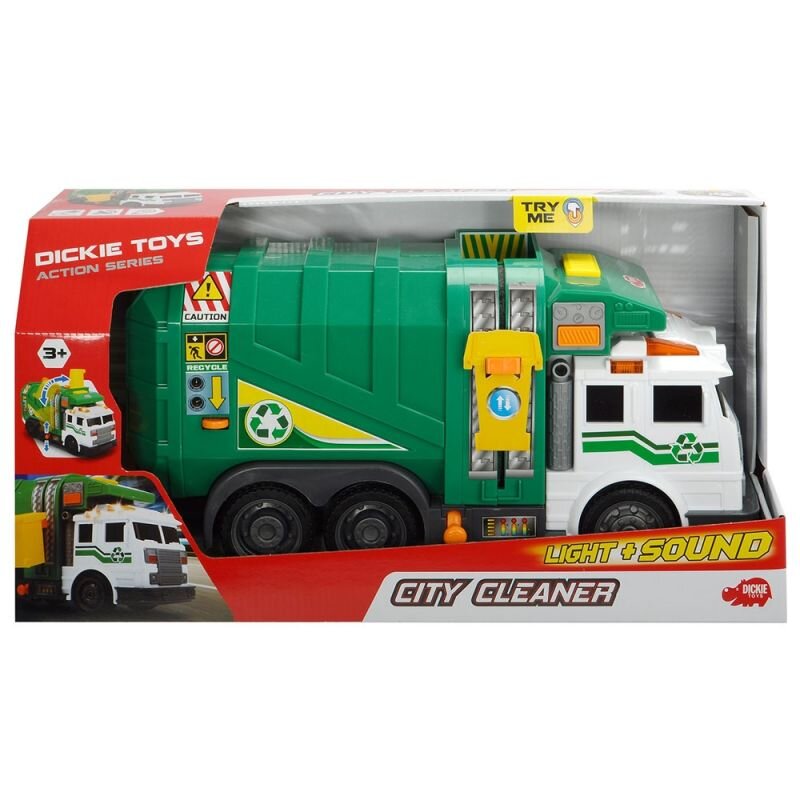 Dickie Toys masina de gunoi City Cleaner cu accesorii